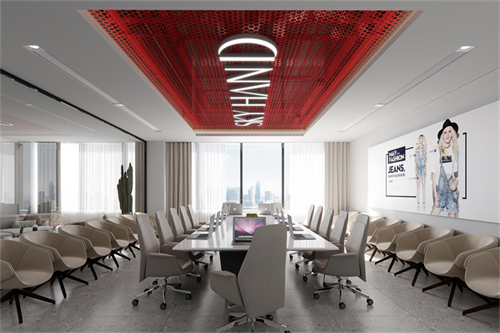 高檔時(shí)尚會議室裝修效果圖